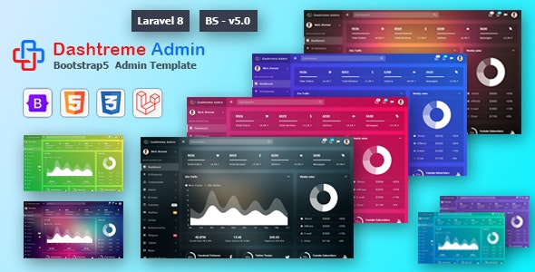 Dashtreme v1.0 - Laravel 8+ Bootstrap5 Admin Template