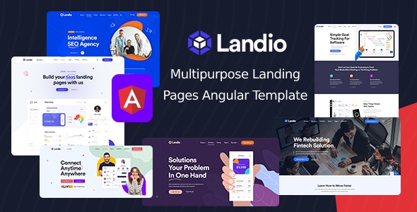 Landio v1.0 - Multipurpose Landing Page Angular Template