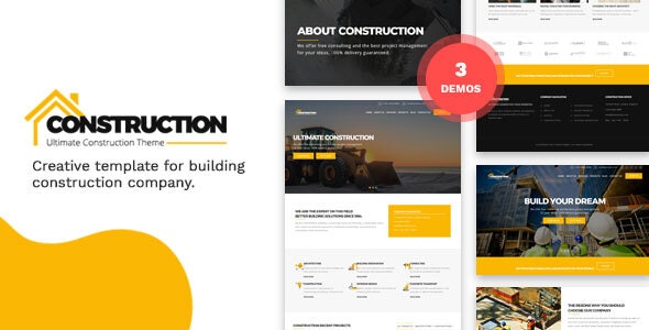 Construction and Building HTML Template v1.0