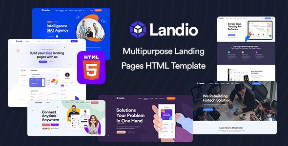 Landio v1.0 - Multipurpose Landing Page HTML Template
