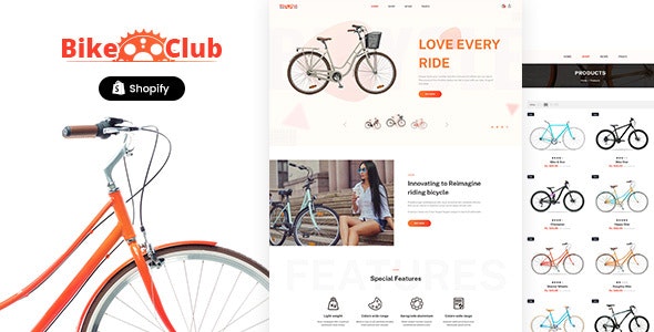 Bikez v1.0 - Bike Shop, Cycle Single Product Shopify Theme